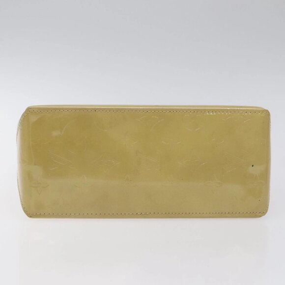 LOUIS VUITTON Monogram Vernis Reade PM Hand Bag Beige M91334 LV Auth 120540 - Picture 7 of 16